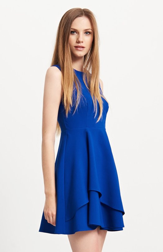 Blue skirt