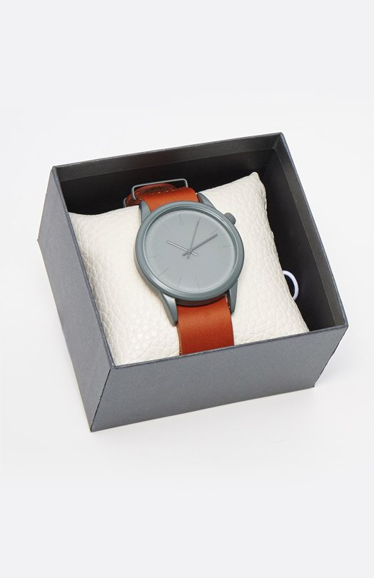 Orange elegant watch