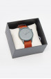 Orange elegant watch
