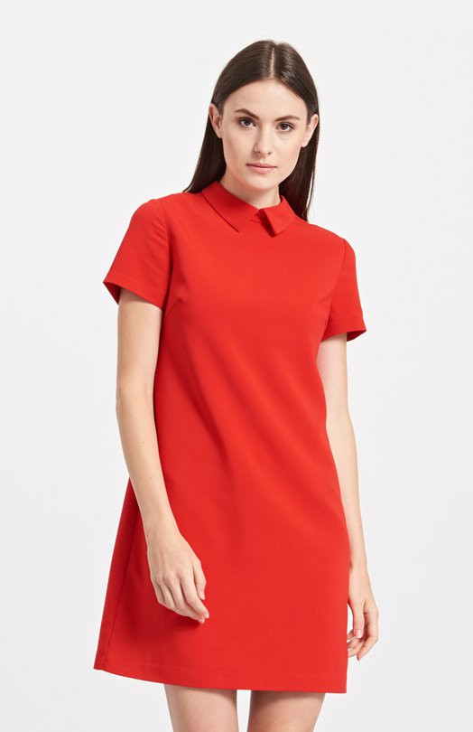 Red skirt